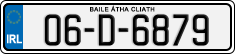 License plate of Ireland, Regular plates