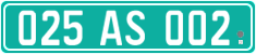 License plate of Georgia, Diplomatic