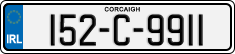 License plate of Ireland, Regular plates