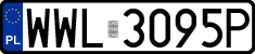 License plates of Poland, Regular car plates