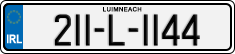 License plate of Ireland, Regular plates
