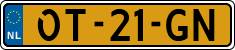 License plate of the Netherlands, Semi-trailers
