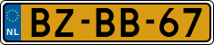 License plate of the Netherlands, Heavy Commercial Vehicles (1994 system)