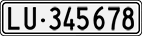 License plate of Switzerland, Cars