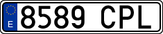 License plates of Spain, Ordinary (2000)
