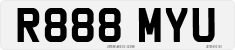 License plate of the United Kingdom, 1983 year system
