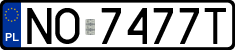 License plates of Poland, Regular car plates