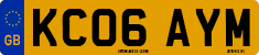 License plate of the United Kingdom, 2001 year system