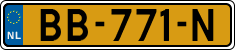 License plate of the Netherlands, Heavy Commercial Vehicles (1994 system)