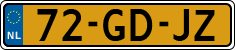 License plate of the Netherlands, Cars
