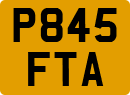 License plate of the United Kingdom, 1983 year system