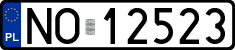 License plates of Poland, Regular car plates