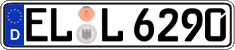 German license plate, Regular plates