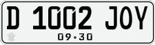 License plate of Indonesia, Regular plates