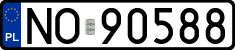 License plates of Poland, Regular car plates
