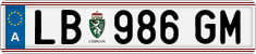 License plate of Austria, Regular plates
