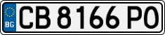 License plate of Bulgaria, Cars