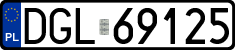 License plates of Poland, Regular car plates