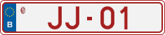 License plate of Belgium, Vanity Plates (2014)