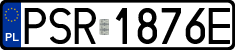 License plates of Poland, Regular car plates