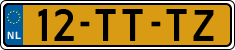 License plate of the Netherlands, Cars