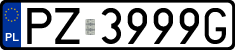 License plates of Poland, Regular car plates