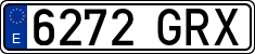 License plates of Spain, Ordinary (2000)