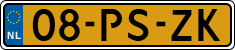 License plate of the Netherlands, Cars
