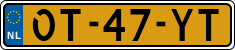License plate of the Netherlands, Semi-trailers