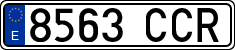 License plates of Spain, Ordinary (2000)