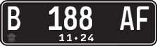 License plate of Indonesia, Regular plates