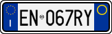License plate of Italy, Cars (1994 year series)