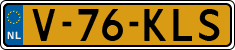 License plate of the Netherlands, Light Commercial Vehicles (1994 system)