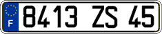 French license plate, FNI