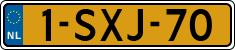 License plate of the Netherlands, Cars