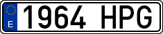 License plates of Spain, Ordinary (2000)