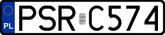 License plates of Poland, Regular car plates