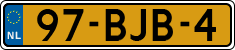 License plate of the Netherlands, Heavy Commercial Vehicles (1994 system)