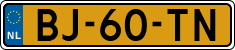 License plate of the Netherlands, Commercial Vehicles (1951-1994 system)