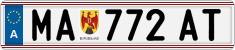 License plate of Austria, Regular plates