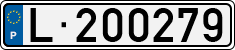License plate of Portugal, Trailers