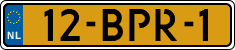 License plate of the Netherlands, Heavy Commercial Vehicles (1994 system)