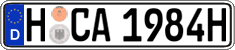 German license plate, Plates for oldtimers (type 