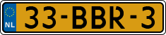 License plate of the Netherlands, Heavy Commercial Vehicles (1994 system)