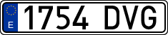 License plates of Spain, Ordinary (2000)