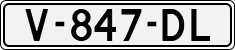 License plate of the Netherlands, Light Commercial Vehicles (1994 system)