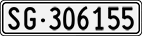 License plate of Switzerland, Cars