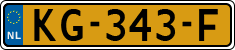 License plate of the Netherlands, Cars