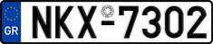 License plate of Greece, Cars