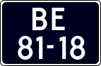 License plate of the Netherlands, Imported oldtimers (commercial vehicles)